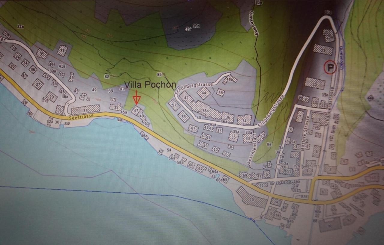 Villa Pochon Gunten Buitenkant foto